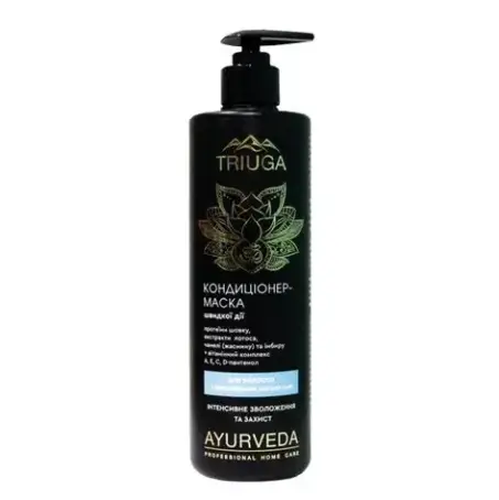 Кондиционер-маска Triuga Ayurveda Professional Home Care Интенсивное увлажнение и защита, для волос с секущимися кончиками, 500 мл