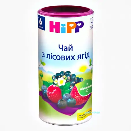 Напиток HiPP Чай из лесных ягод, сухой быстрорастворимый, 200 г