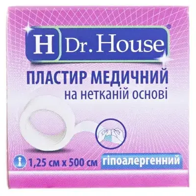 ПЛАСТ. H DR. HOUSE 1,25 х 500 см н/ткан. ку