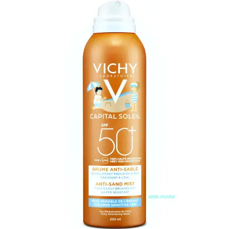 VICHY КАПИТАЛЬ СОЛЕЙ СПРЕЙ СОЛНЦЕЗАЩ. усил. загар водн. 2-фазн. д/тела SPF 50+ 200 мл