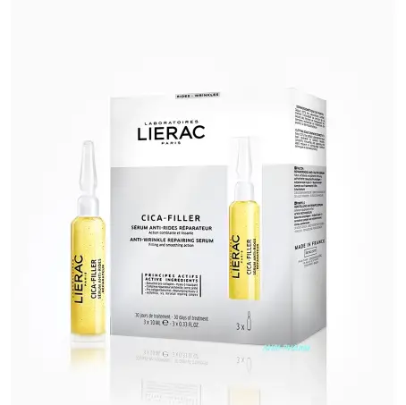 СИРОВАТКА LIERAC CICA-FILLER відн. п/змор. 10 мл №3 р-н амп.