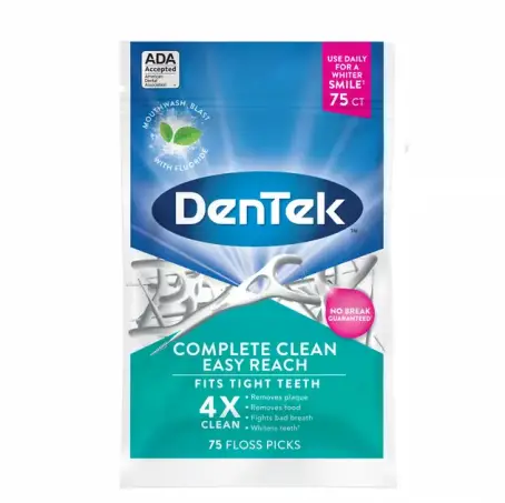 ФЛОС-ЗУБОЧИСТКИ DENTEK COMPLETE Clean Easy Reach №75