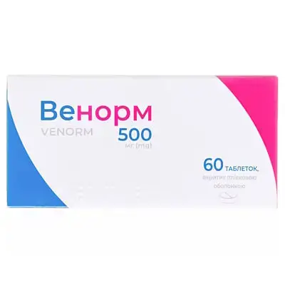 Венорм 500 мг №60 табл. в/о