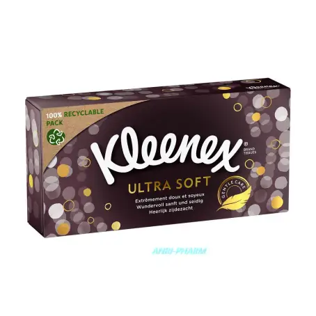 Салфетки Kleenex Ultra soft, коробка 72 шт