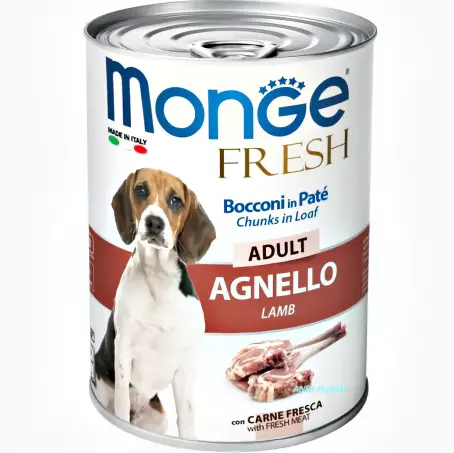 КОРМ ДЛЯ СОБАК MONGE DOG FRESH з ягням 0,4 кг