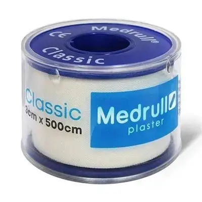 ЛЕЙКОПЛАСТИР МЕД. В РУЛ. MEDRULL “CLASSIC", 3 СМ Х 500 СМ.