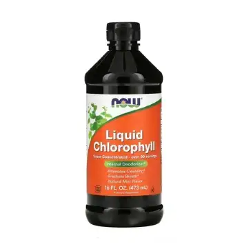 Хлорофилл жидкий NOW Liquid Chlorophyll с мятным вкусом, 473 мл