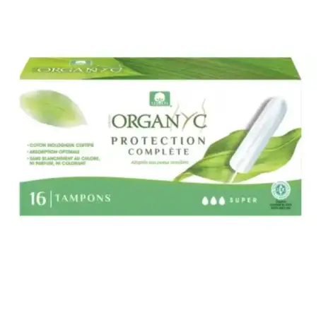 Тампоны Organyc Complete Protection Super, 16 шт