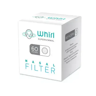 Назальні фільтри Nasal Booster Whirl для респіратора розмір S, 60 штук