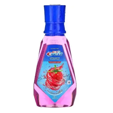 Ополаскиватель для полости рта детский Crest (Крест) Kids Anticavity Fluoride Rinse Strawberry Rush, 500 мл