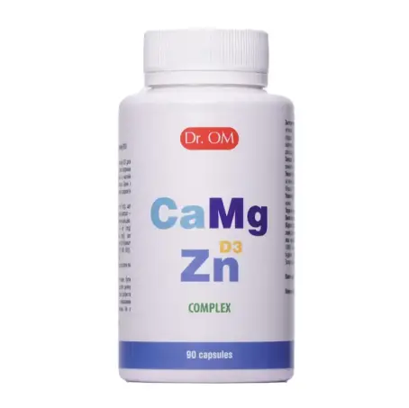 Комплекс Кальцію, Магнію, Цинку та вітаміну D3 (CaMgZnD3 Complex) Dr. OM, 90 капсул