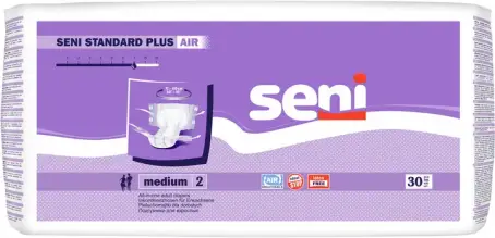 ПОДГУЗ ДЛЯ ВЗР SENI STANDART MEDIUM PLUS N30 (75-110см)