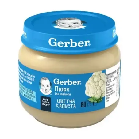 GERBER Пюре цветная капуста 80г