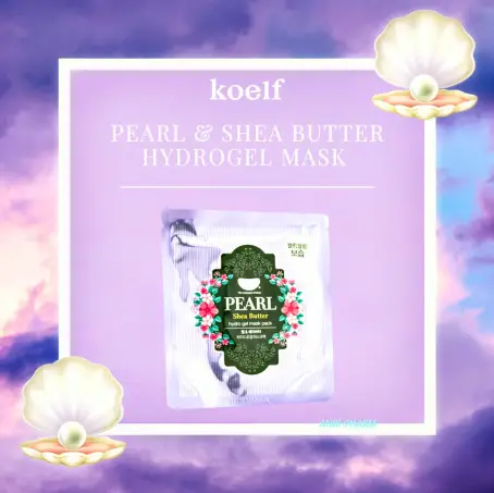 МАСКА ГИДРОГЕЛЕВАЯ ДЛЯ ЛИЦА С ЖЕМЧУГОМ Koelf Pearl & Shea Butter Mask 30 г