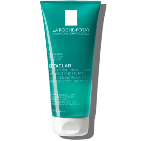 Гель-микропилинг La Roche-Posay Effaclar Micro-Peeling Purifying Gel для очищения проблемной кожи лица и тела, 200 мл