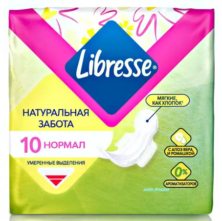 ПРОКЛ LIBRESSE NATURAL CARE ULTRA CLIP NORMAL №10