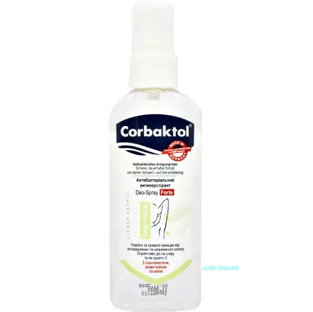 АНТИПЕРСП. CORBAKTOL Green Fresh Deo-Spray 80 мл