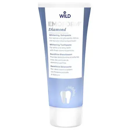 Зубная паста Dr. Wild Emoform Diamond Бриллиант отбеливающая, 75 мл