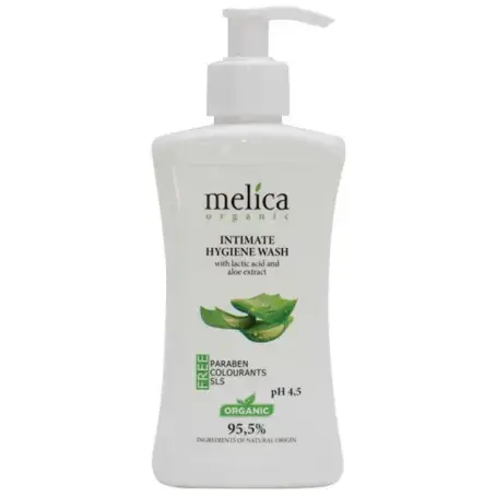 ЗАСІБ ДЛЯ ІНТИМ. ГІГ. MELICA Organic з молочною к-тою і екстр. алое 300 мл