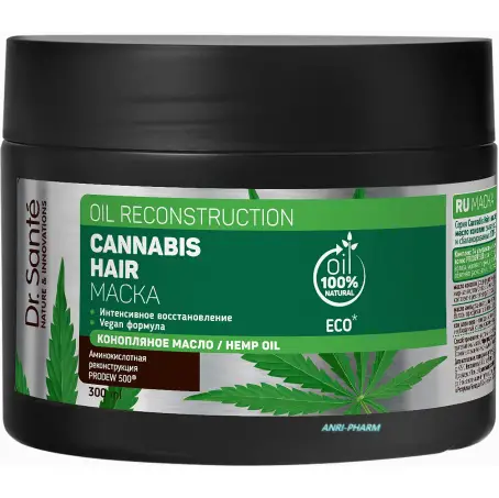 МАСКА ДЛЯ ВОЛОССЯ DR.SANTE Cannabis Hair 300 мл