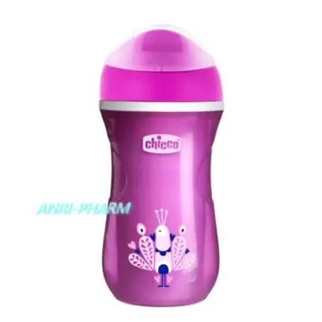 ЧАШКА CHICCO Active Cup з 14 міс. 200 мл рож.