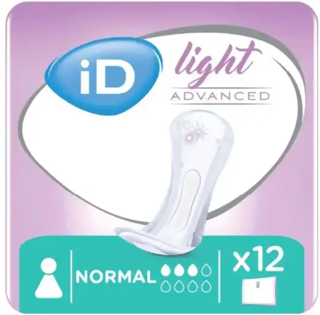 Прокладки урологические iD Light Normal для женщин №12