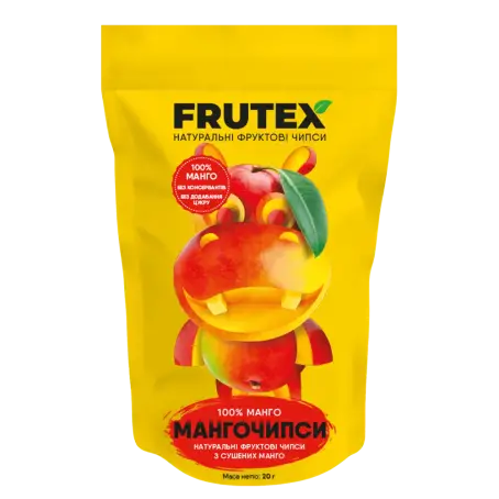 Чипсы фруктовые Мангочипси FRUTEX 20гр