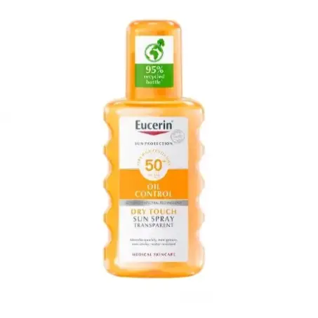 Спрей солнцезащитный Eucerin 63907 Sun с матирующим эффектом, SPF50, 200 мл