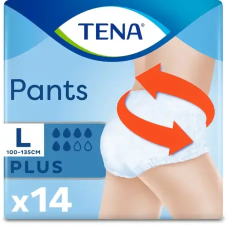 Урологические трусы-подгузники для взрослых Tena Pants Plus L 14 шт