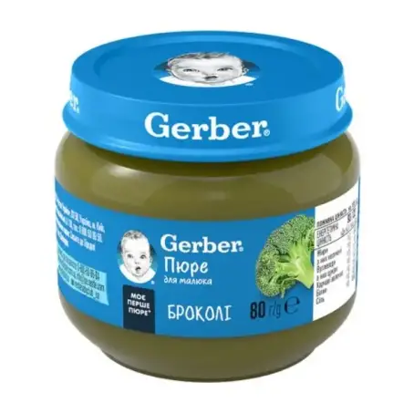 GERBER Пюре Броколи 80 г