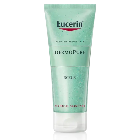 Скраб для умывания Eucerin DermoPurе для проблемной кожи, 100 мл