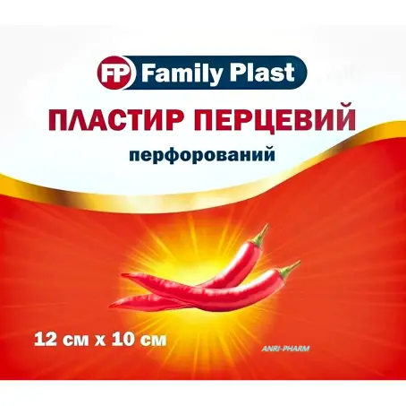 ПЛАСТ. FAMILY PLAST ПЕРЦ. 12 х 10 см перфор.