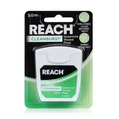 Зубная нить Reach Cleanburst floss, 50 м