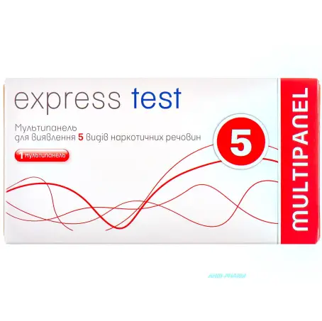 ТЕСТ ДЛЯ О НАРКОТ. В МОЧЕ EXPRESS TEST 5 видов мультипанель DOA 605