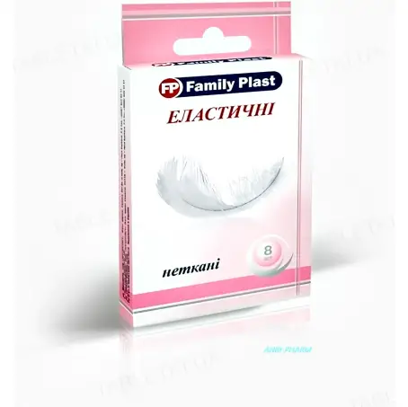 ПЛАСТ. FAMILY PLAST БАКТ. 25 х 72 мм №8 неткан. эласт.