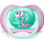 СОСКА ПУСТЫШКА PHILIPS AVENT Ultra air силик. ортодонт. с декор. д/дев. 18+ мес. №2 SCF349/12