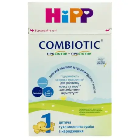 Смесь сухая молочная HiPP Combiotic 1, для детей с рождения, 500 г