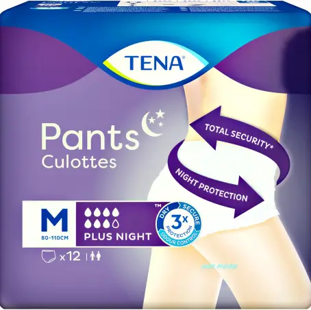 ПІДГУЗ-ТРУСИ ДЛЯ ДОР. TENA PANTS PLUS Night Medium №12