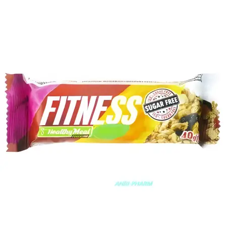 БАТОНЧИК HEALTHY MEAL Fitness мюсли фрукт. б/цукр. 40 г