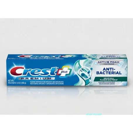 Антибактериальная зубная паста Crest Plus Premium Anti-bacterial, 198 г