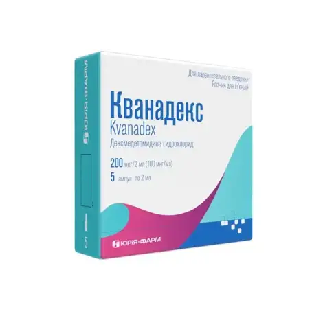 Кванадекс 100 мкг/мл по 2 мл №5 конц. для инф. амп.