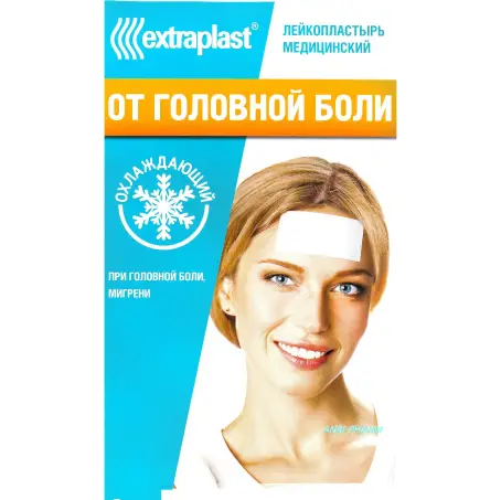 ПЛАСТ.-КОМПРЕС EXTRAPLAST від голов. болю охолодж. 5 см х 12 см №3\2