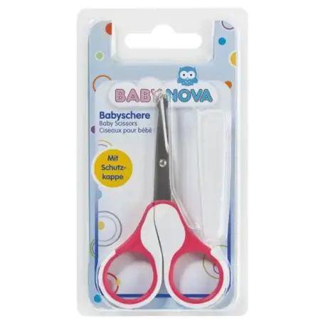 Ножницы Baby-Nova 33338-1 безопасные с колпачком