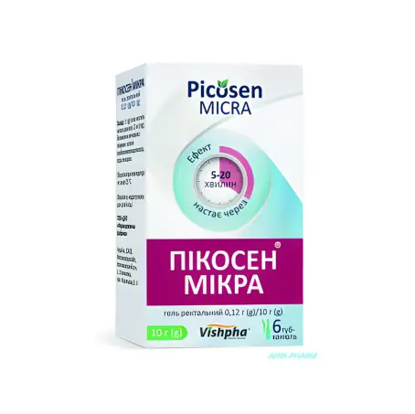 Пикосен микра 0,12 г/10 г №6 гель рект.