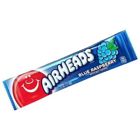 ЦУКЕРКИ AIRHEADS BLUE RASPBERRY 15,6 г