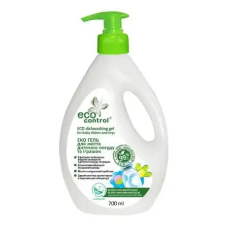 Гель для миття дитячого посуду та іграшок Eco Control, 700 мл