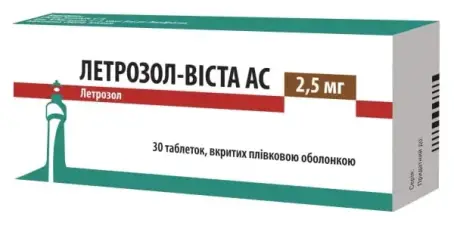 ЛЕТРОЗОЛ-ВІСТА АС 2,5 мг №30 табл. в/о