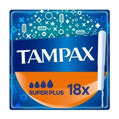 Тампоны Tampax Super Plus с апликатором 4 капли 18 штук 