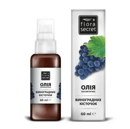 Растительное масло Flora Secret виноградных косточек, 60 мл