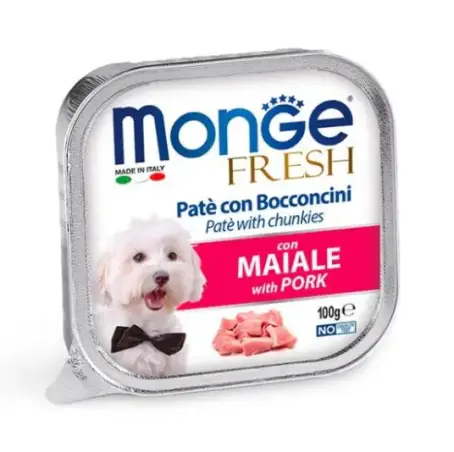 Влажный корм Monge Dog FRESH для собак (свинина), 100 грамм